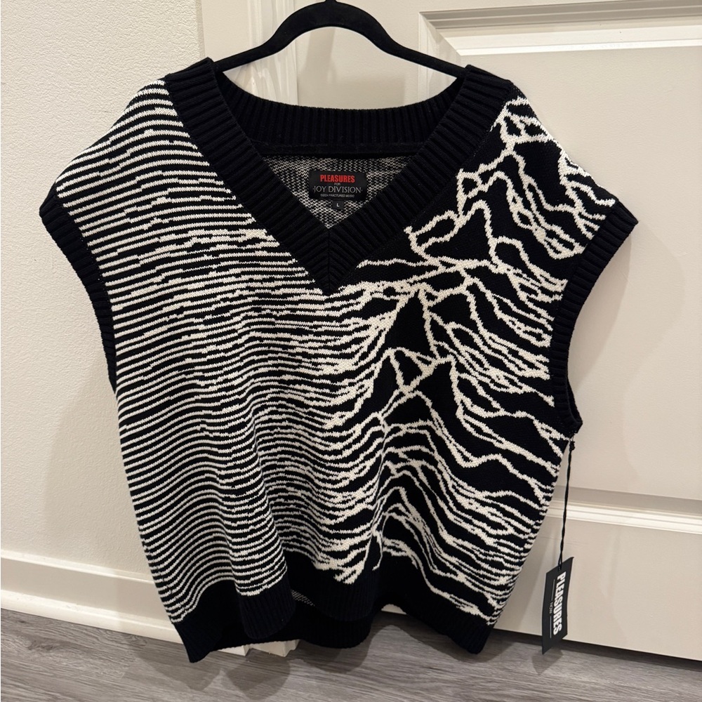 Pleasures x Joy Division Interzone Sweater Vest - Black (NEW)